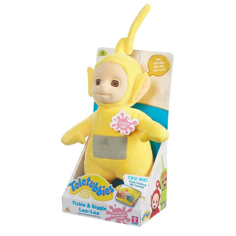 Teletubbies Laugh Giggle Laa Laa Peluche Personnage NEUF