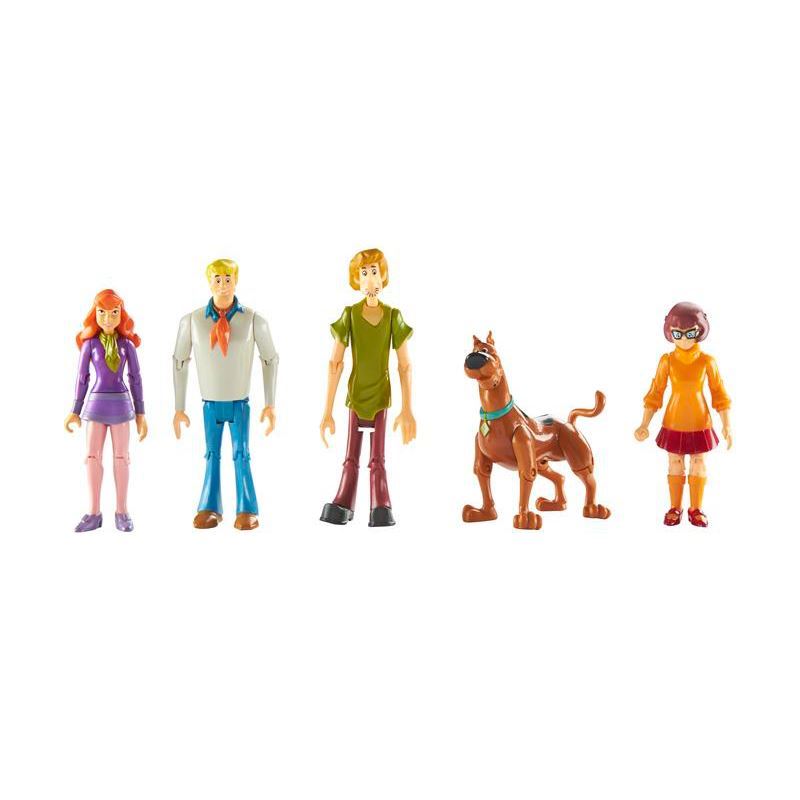 Nouveau Scooby Doo Mystery Solving Crew 5 Figurine articulée Action ensemble NEUF 