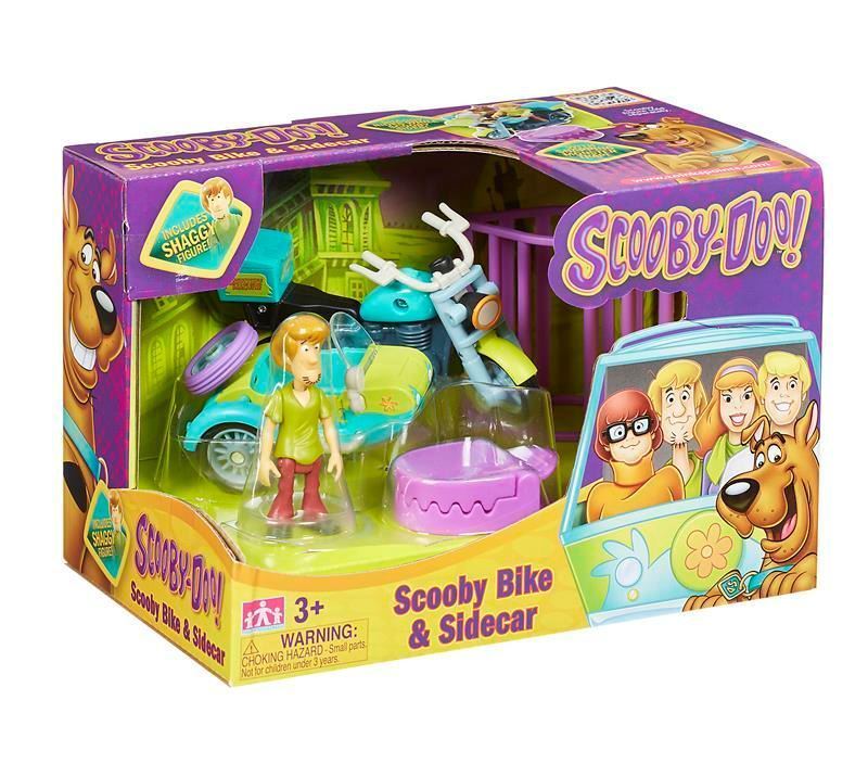 05847 VEHICLE AND FIGURE SET (3 ASST) Scooby Bike And Sidecar ABS
