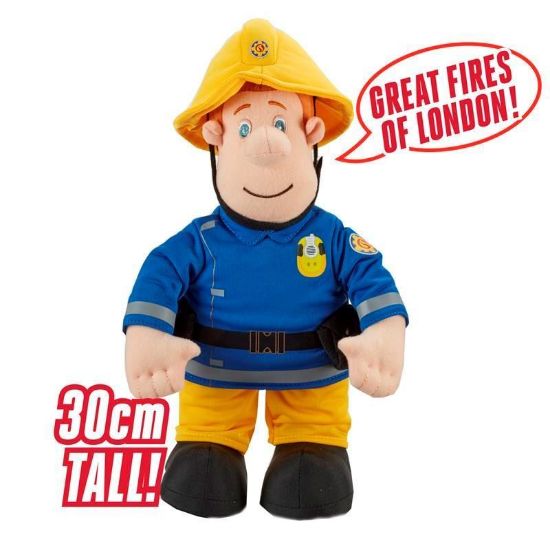 03373 FIREMAN SAM TALKING PLUSH FPS