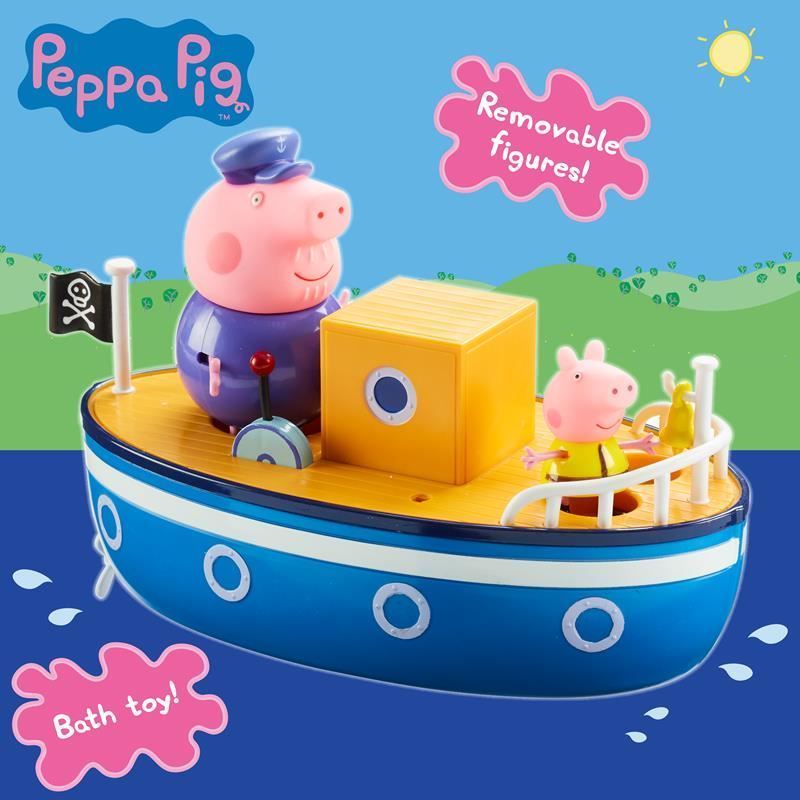 05060 PEPPA PIG GRANDPA PIGS BATHTIME BOAT FPS