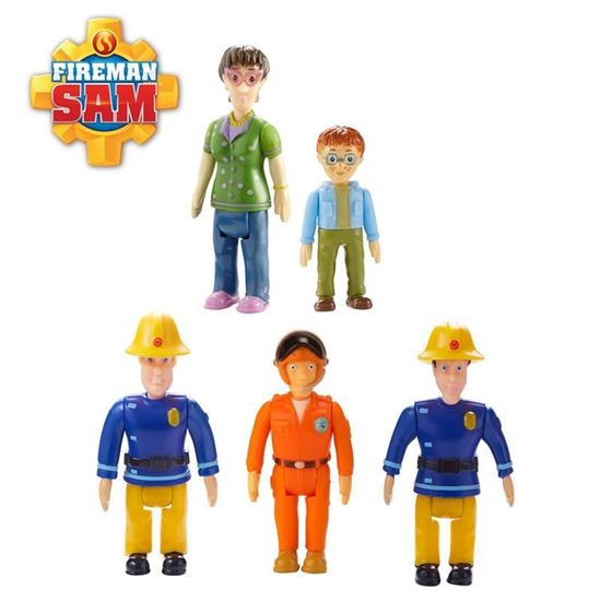 Picture of Fireman Sam Action Figure toys Five Pack