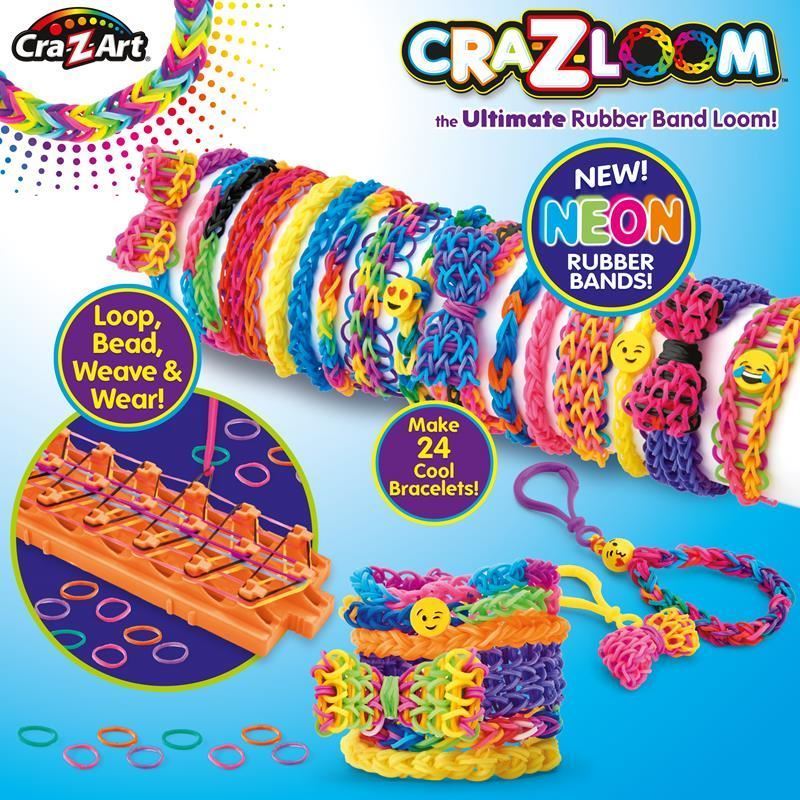 Free: Cra-Z-Loom Shimmer N Sparkle Rainbow Bracelet Maker Makes 24