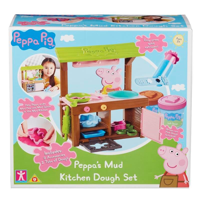 07038 Peppa Pig Peppa's Mud Kitchen Dough Set FBS (Copy)