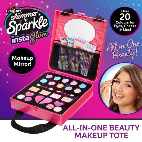 07313 SHIMMER 'N' SPARKLE INSTA GLAM - BEAUTY MAKEUP TOTE FPS (Copy)