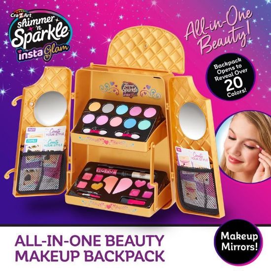 07314 SHIMMER 'N' SPARKLE INSTA GLAM - ALL IN ONE BEAUTY MAKEUP BACKPACK FPS (Copy)