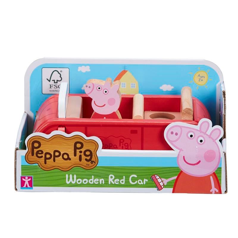 07208 Peppa Pig Wooden Red Car FBS (Copy)