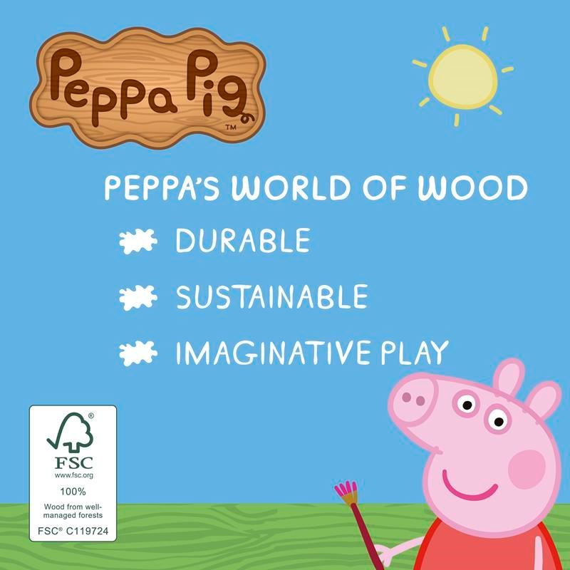07208 Peppa Pig Wooden Red Car IS (Copy)