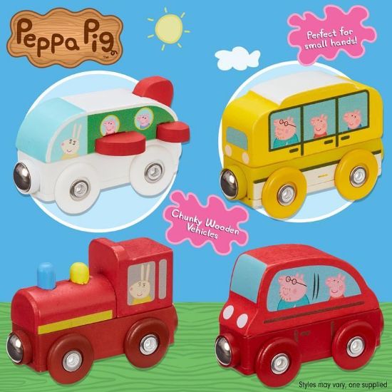 07215 Peppa Pig Wooden Mini Vehicles FPS (Copy)