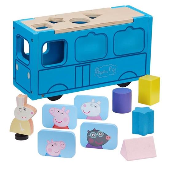 07222 Peppa Pig Wooden Schoolbus CPS2 (Copy)