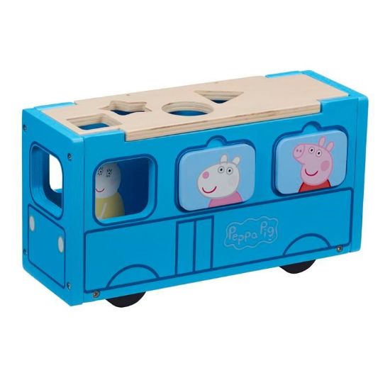 07222 Peppa Pig Wooden Schoolbus CPS (Copy)