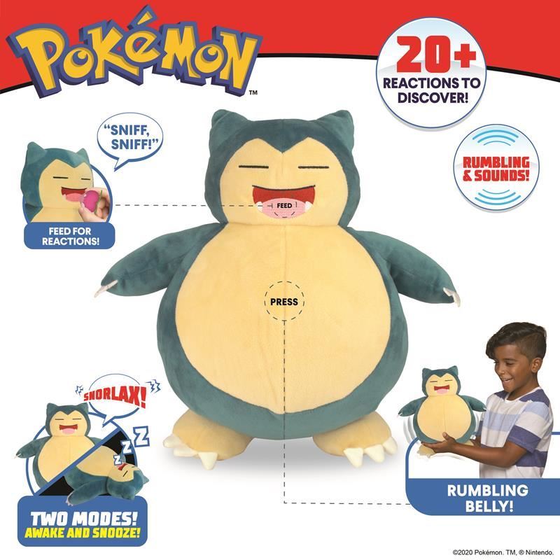 Pokemon Snooze Action Snorlaxtoys From Character Pokemon Snooze Action Snorlaxtoys From Character