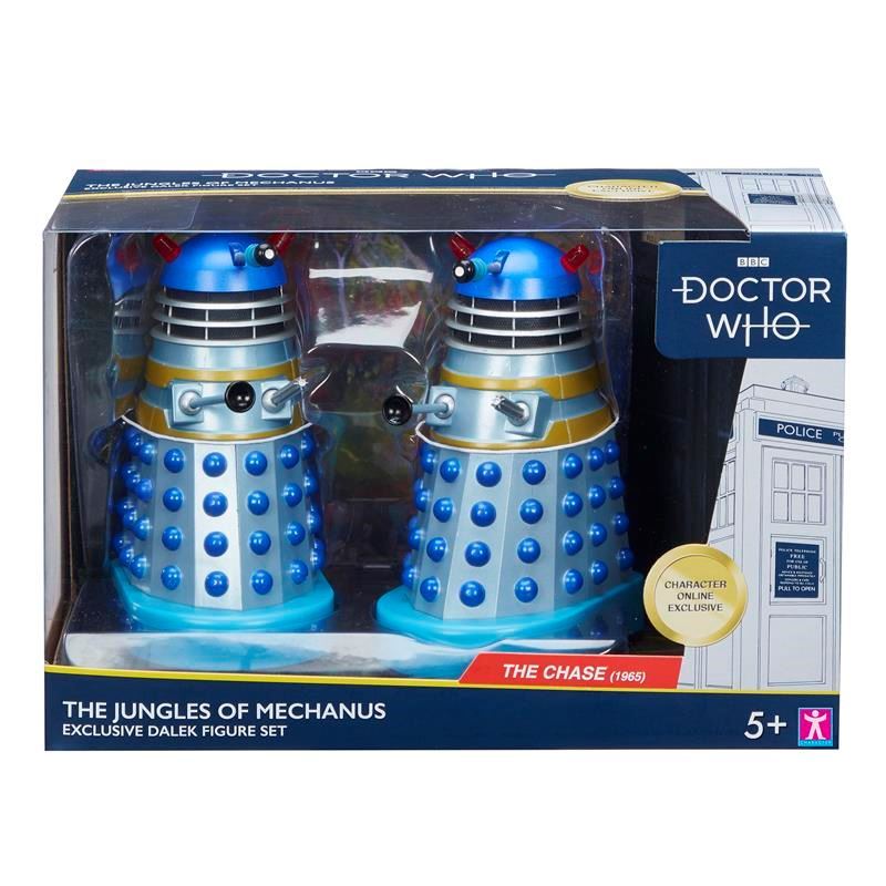 Doctor Who First Dr La Chase Jungles de mechanus 2 Dalek Set Character Options 