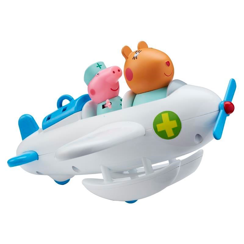 Dr Hamster Tierarzt FlugzeugSpielsetPeppa Pigmit Figur /& Haustier