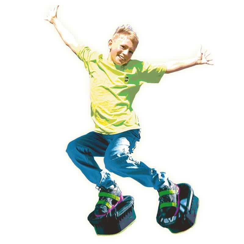 Moon Shoes Green Purple Anti-Gravity Trampoline Jump Boots By Hart