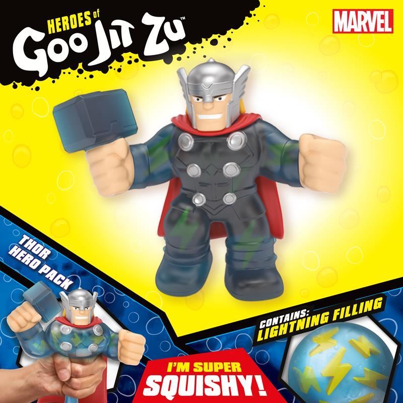 Marvel Stretchy Figure Heroes of Goo Jit Zu Series 3 Choice of Character Ages 4+ 