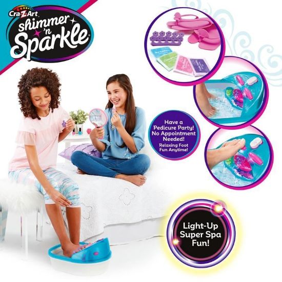 Shimmer & Sparkle 6 in 1 Real Massaging Foot Spa-17580