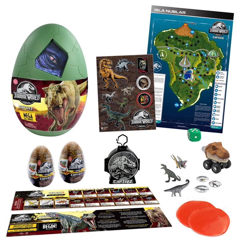 Jurassic World Captivz Clash Edition Mega Eggtoys From Character