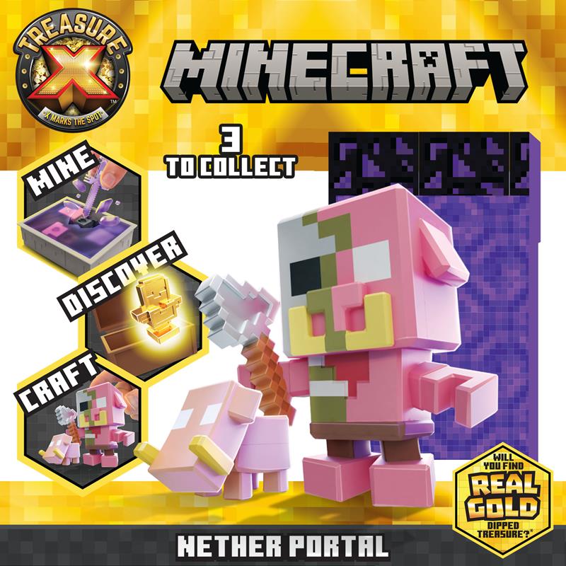 Wholesale Treasure X™ Minecraft 'The Nether' Single Pack in 12pc