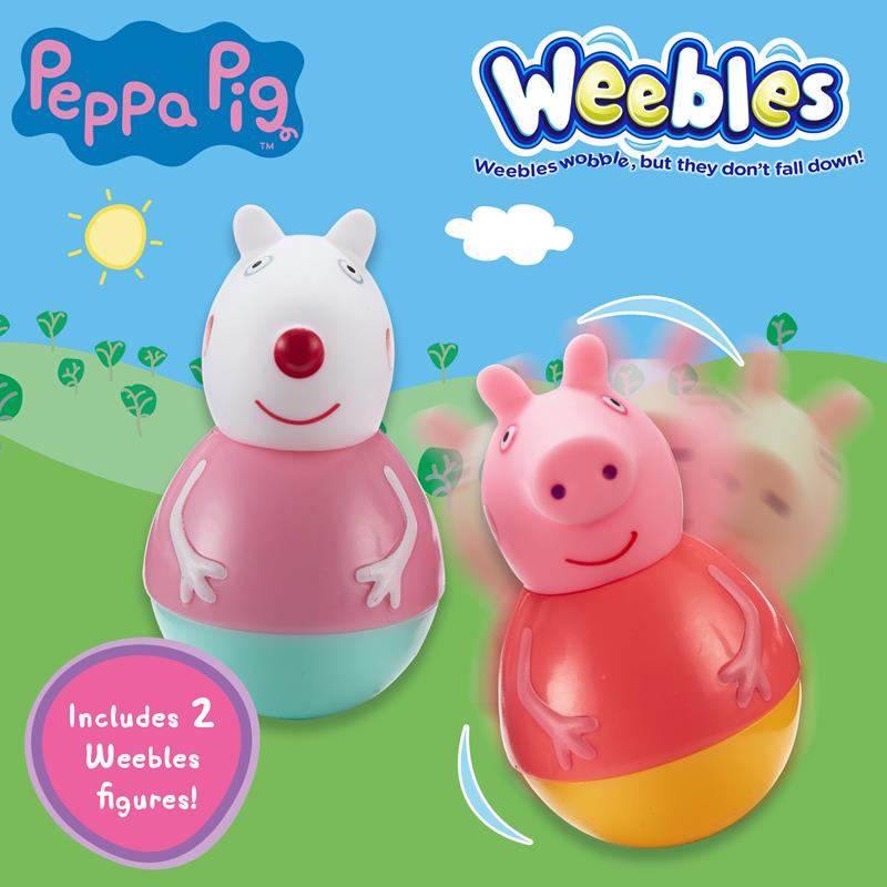Weebles Peppa Pig 2 Figure Pack Peppa Suzy Sheep