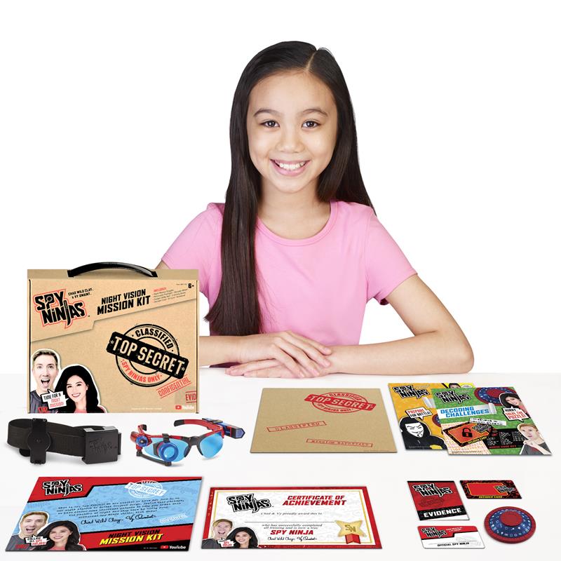 Spy kit for shop girl