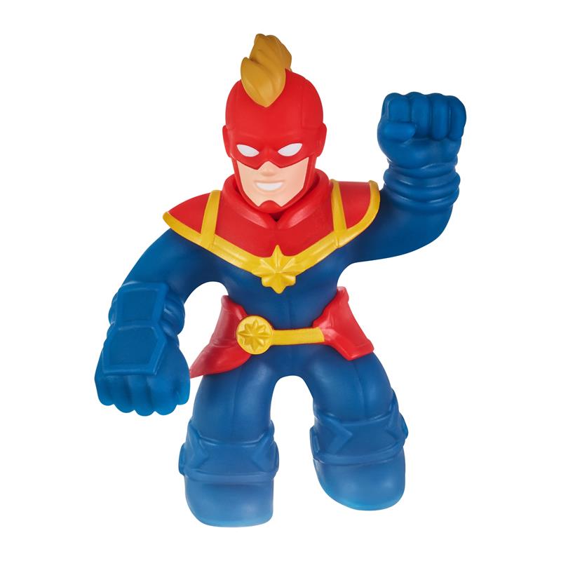 Heroes of Goo Jit Zu Captain Marvel con figura America Elastico Riempimento 
