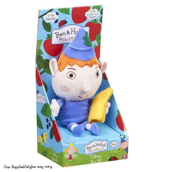 Picture of Ben & Holly 7 inch Talking Plush - Ben Elf