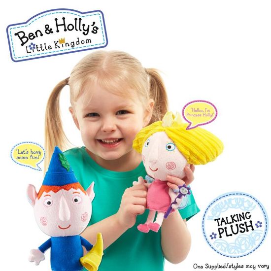 Picture of Ben & Holly 7 inch Talking Soft Toy - Princess Holly