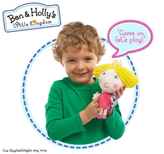 Ben & Holly 7 inch Talking Soft Toy - Princess Holly