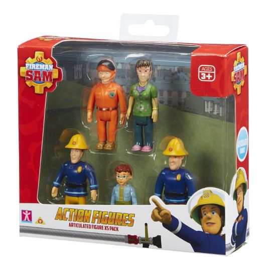 Picture of Fireman Sam Action Figure toys Five Pack