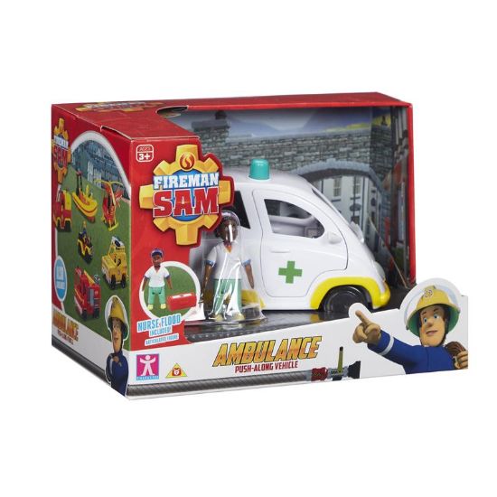 Picture of Fireman Sam Vehicle and Accessory Toy Set - Ambulance