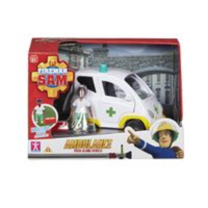 Picture of Fireman Sam Vehicle and Accessory Toy Set - Ambulance