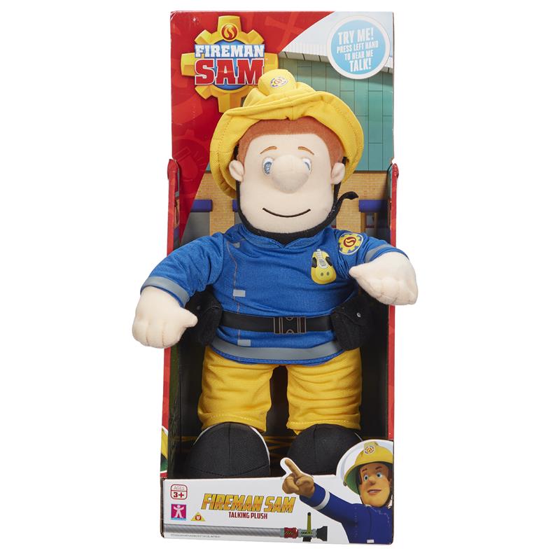 Picture of Fireman Sam 12 inch Talking Soft Toy