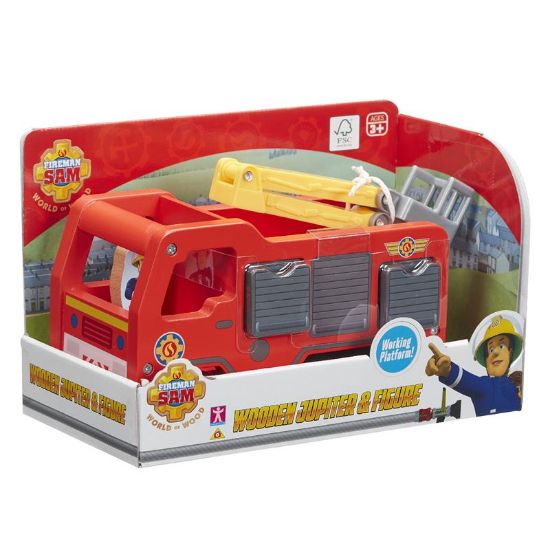 Picture of Fireman Sam Wooden Jupiter & Figure