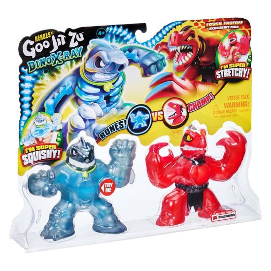 Picture of Heroes of Goo Jit Zu - Dino X-Ray - Versus Pack - Thrash Vs Veraptz