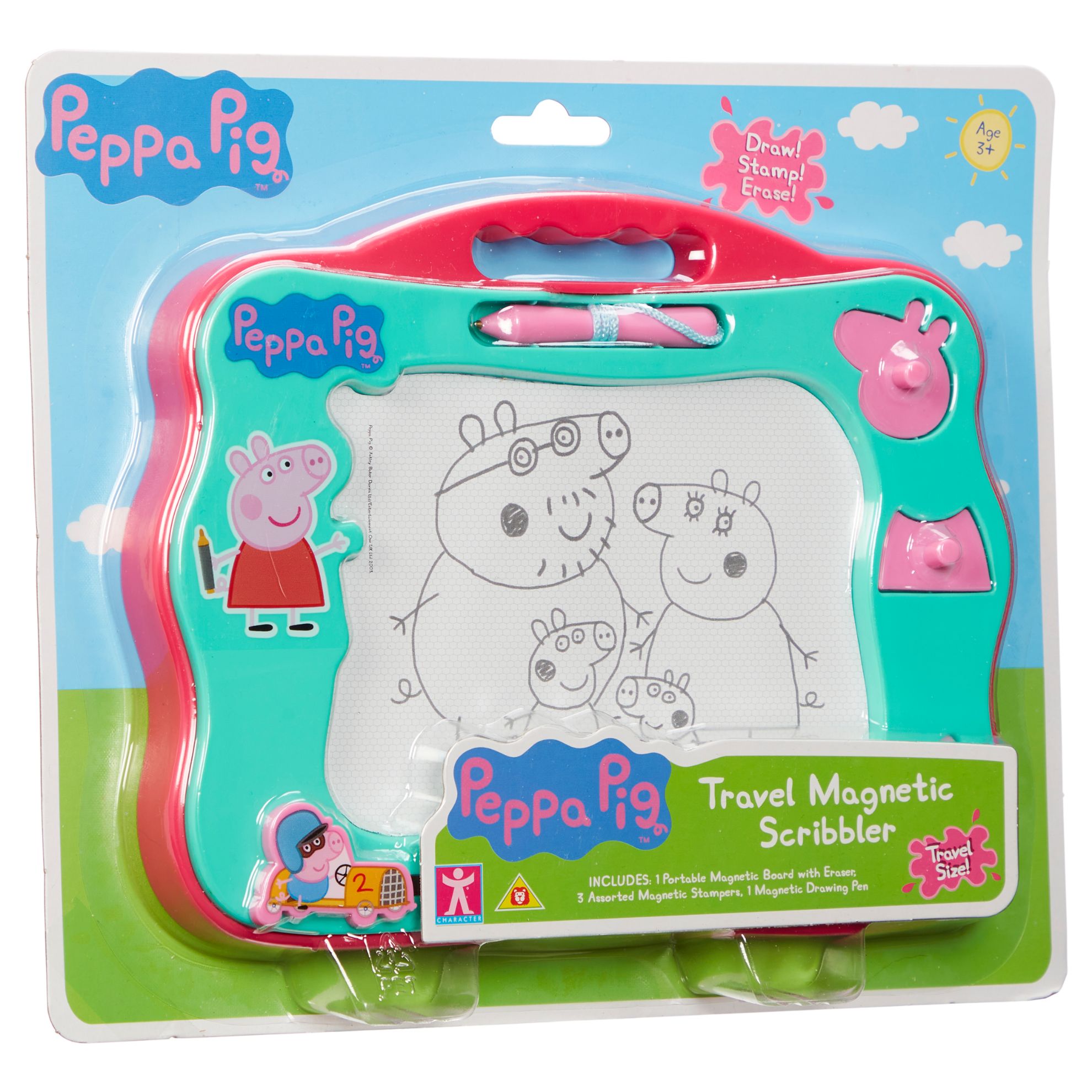 Cra-Z-Art Peppa Pig Travel Magna Doodle Playset Toy 