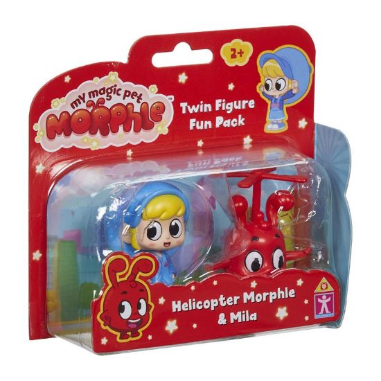 Picture of Morphle Twin Figure Pack - Helicopter Morphle & Mila