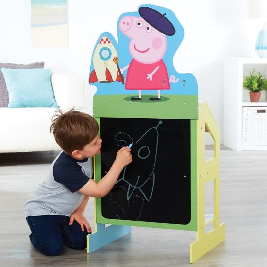 Picture of Peppa Pig Play & Draw Wooden Easel