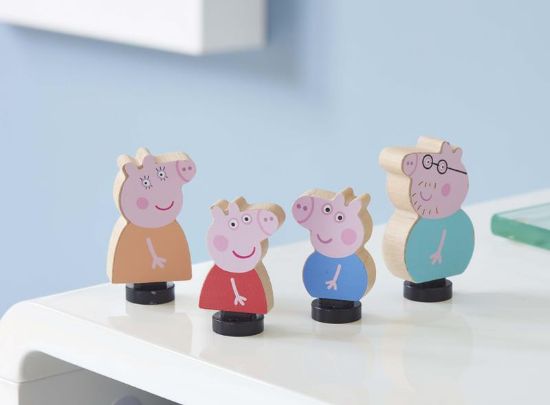 Picture of Peppa Pig Wooden Family Figures 