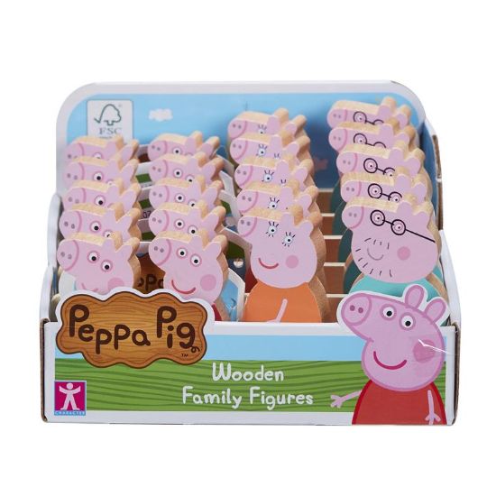 Picture of Peppa Pig Wooden Family Figures 