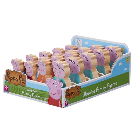 Picture of Peppa Pig Wooden Family Figures 