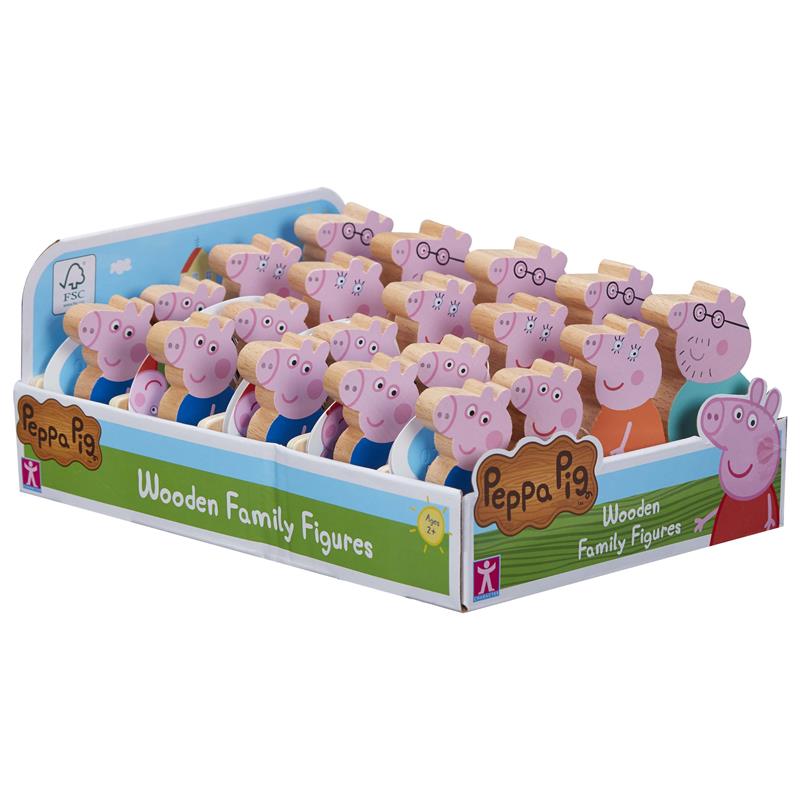 Picture of Peppa Pig Wooden Family Figures 