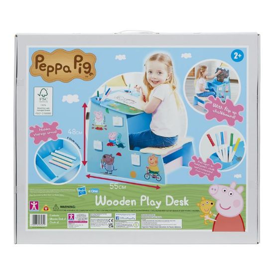 Picture of Peppa Pig Wooden Play Desk