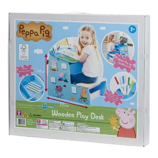 Picture of Peppa Pig Wooden Play Desk