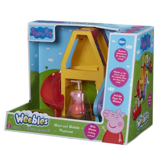 Picture of Weebles - Peppa Pig Weebles Wind & Wobble Playhouse