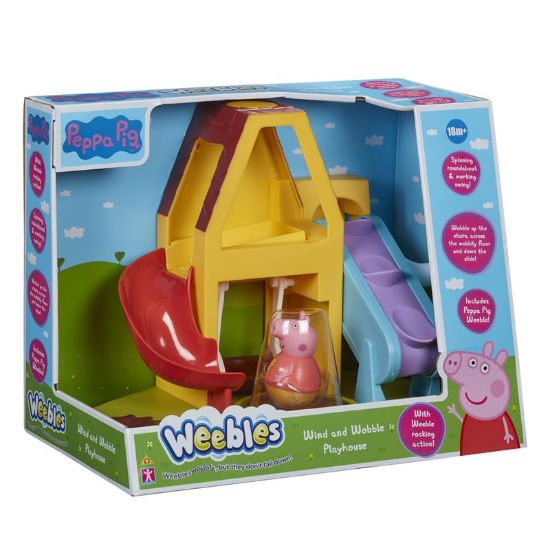 Picture of Weebles - Peppa Pig Weebles Wind & Wobble Playhouse