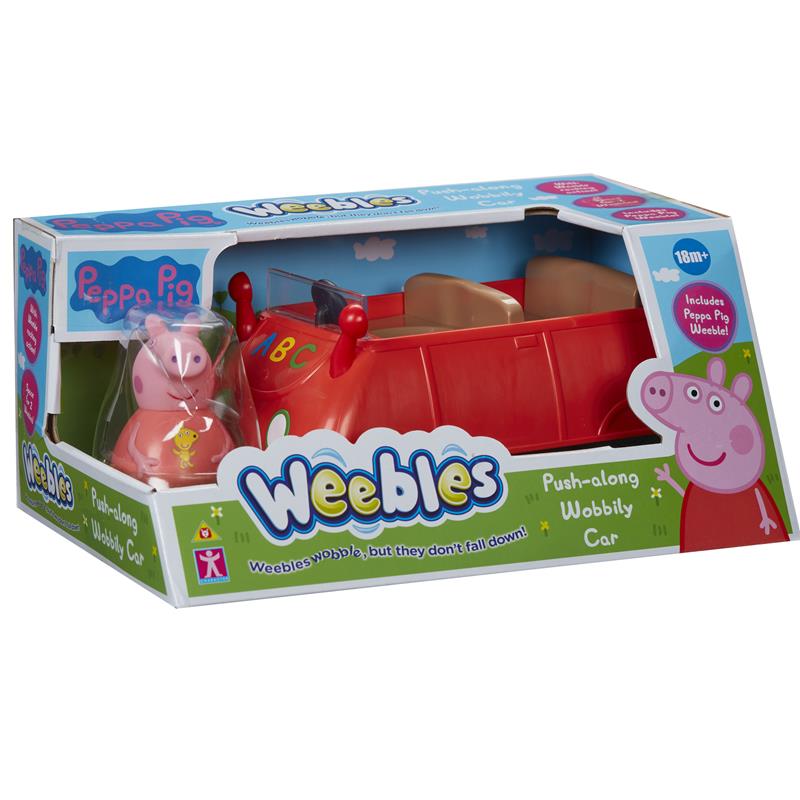 Picture of Weebles - Peppa Pig Push-Along Wobbily Car