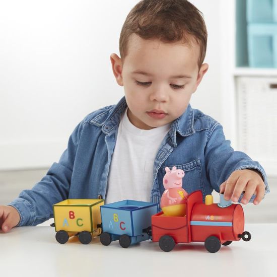 Picture of Weebles - Peppa Pig Push-Along Wobbily Train