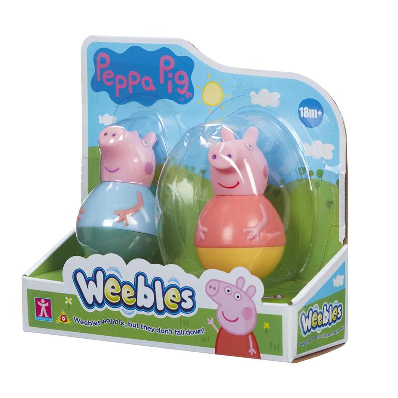 Picture of Weebles - Peppa Pig 2 Figure Pack - Peppa & George