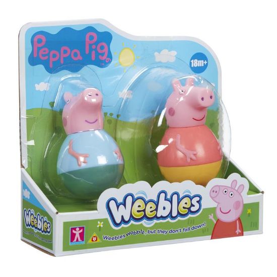 Picture of Weebles - Peppa Pig 2 Figure Pack - Peppa & George